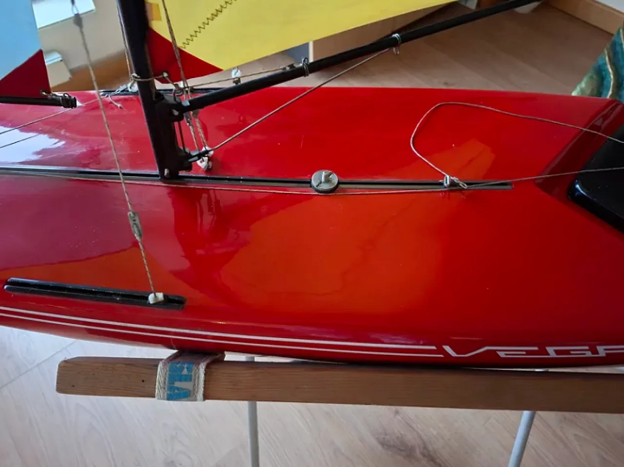 Vega, radio-controlled sailboat model, 1990s 3