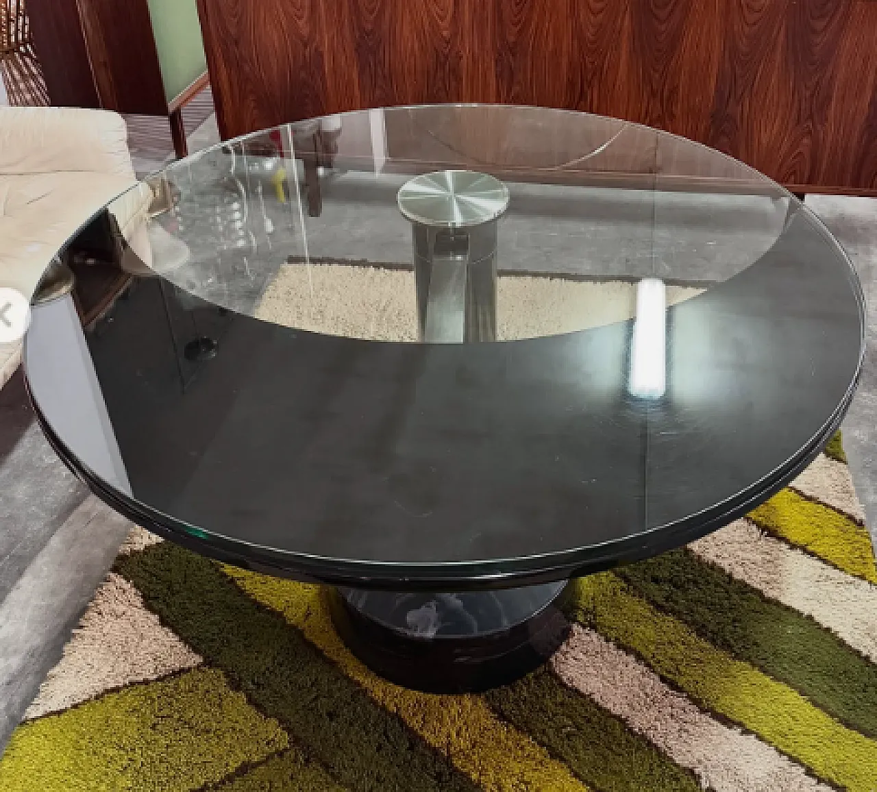 Extendable dining table di Mario Mazzer for Zanette, 1980s 2