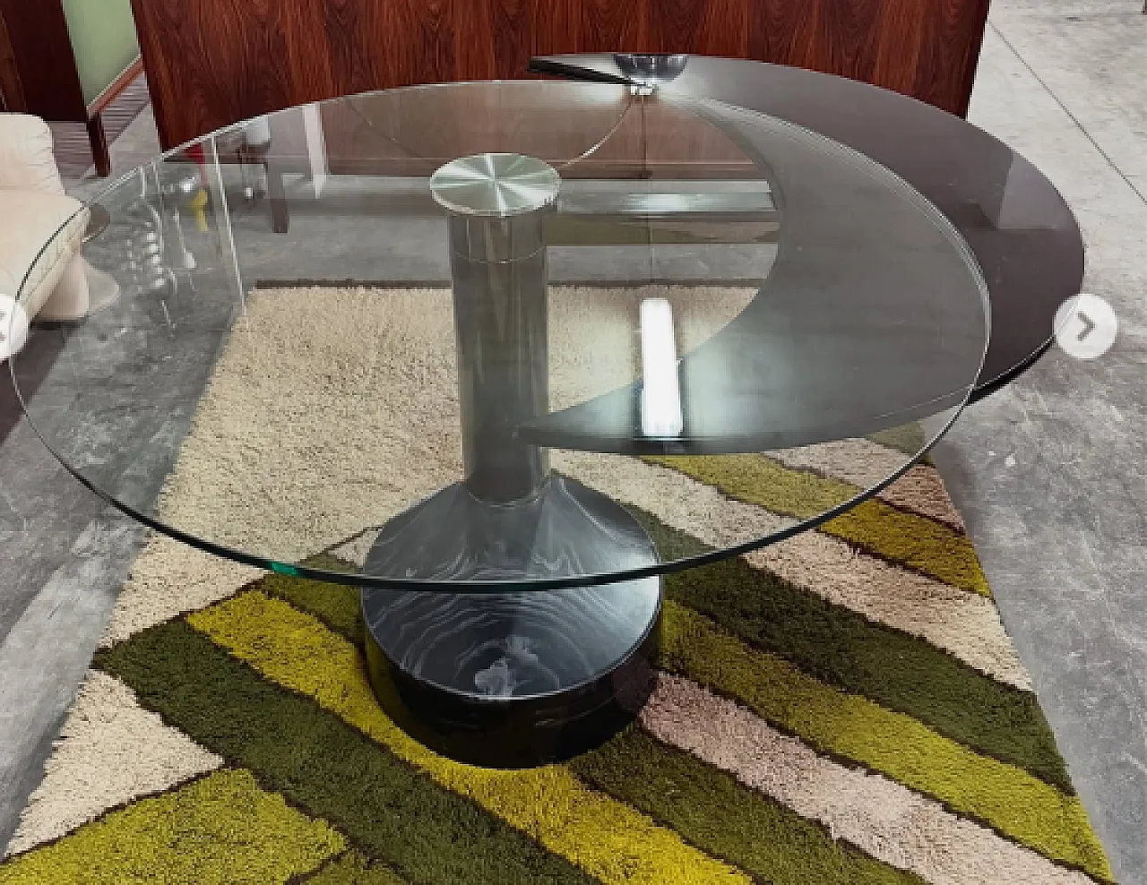 Extendable dining table di Mario Mazzer for Zanette, 1980s 3