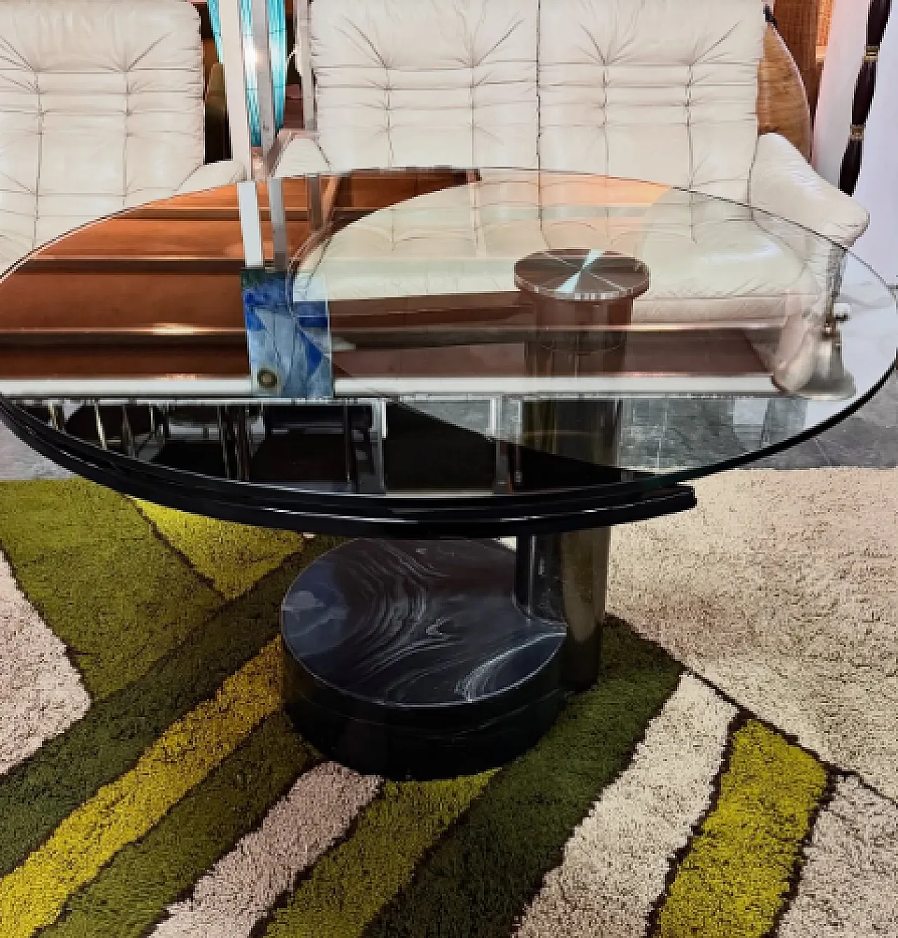 Extendable dining table di Mario Mazzer for Zanette, 1980s 10