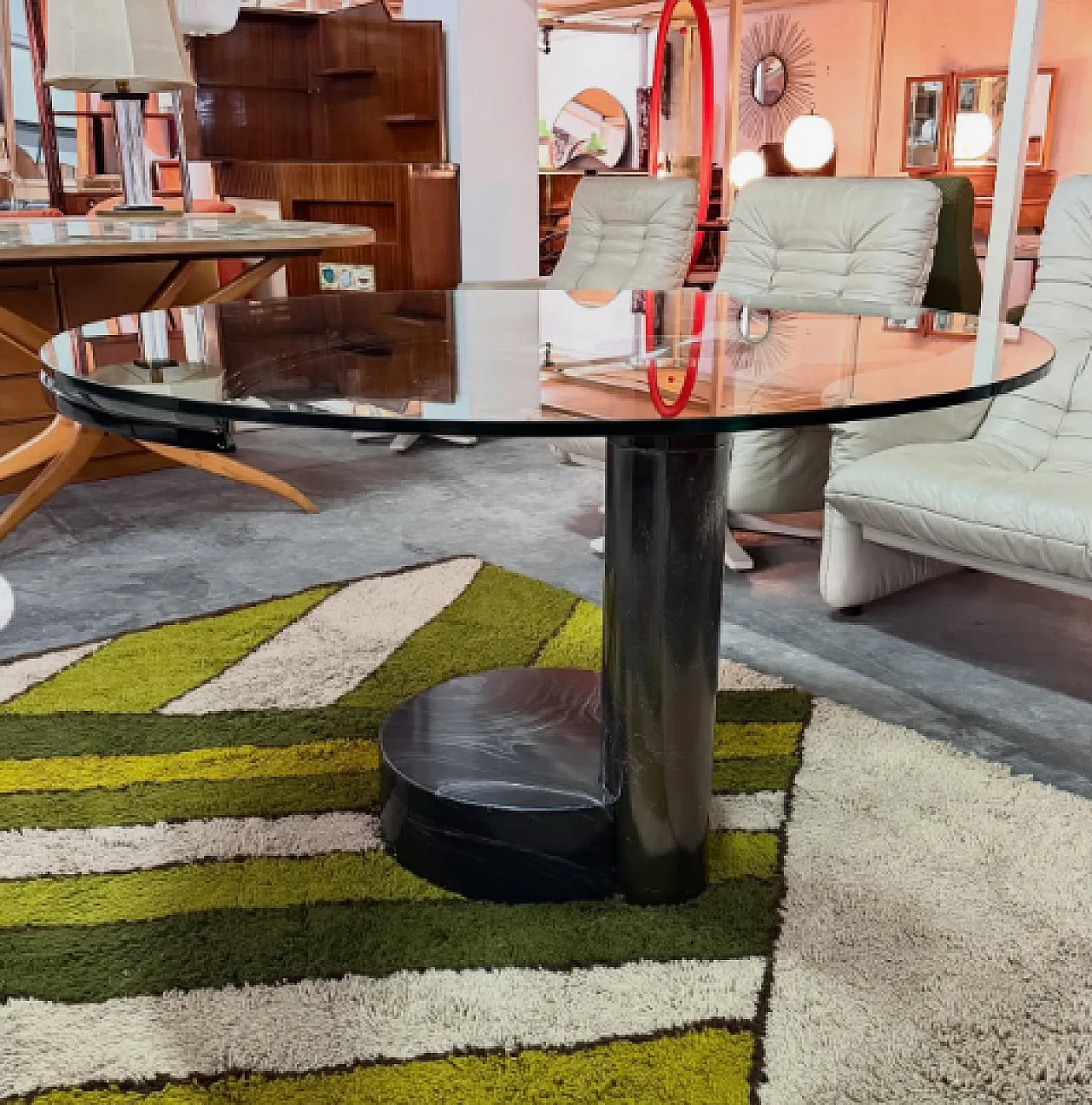 Extendable dining table di Mario Mazzer for Zanette, 1980s 11