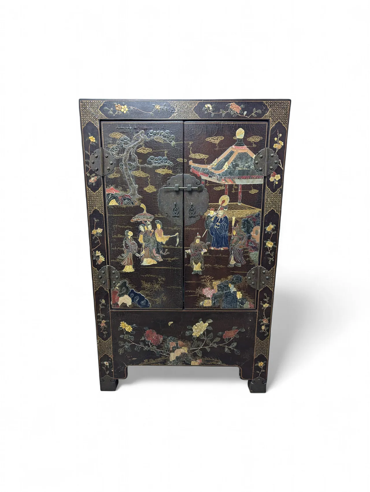 Mobile bar cinese artigianale con illuminazione, metà '900 20