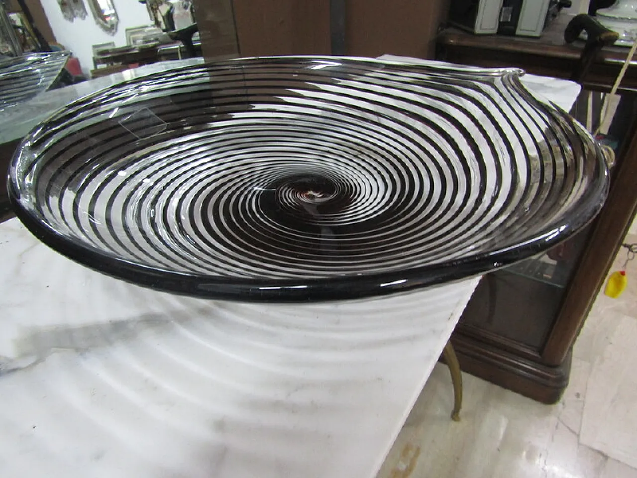 Tray in Murano glass by Salviati, 1970s 3