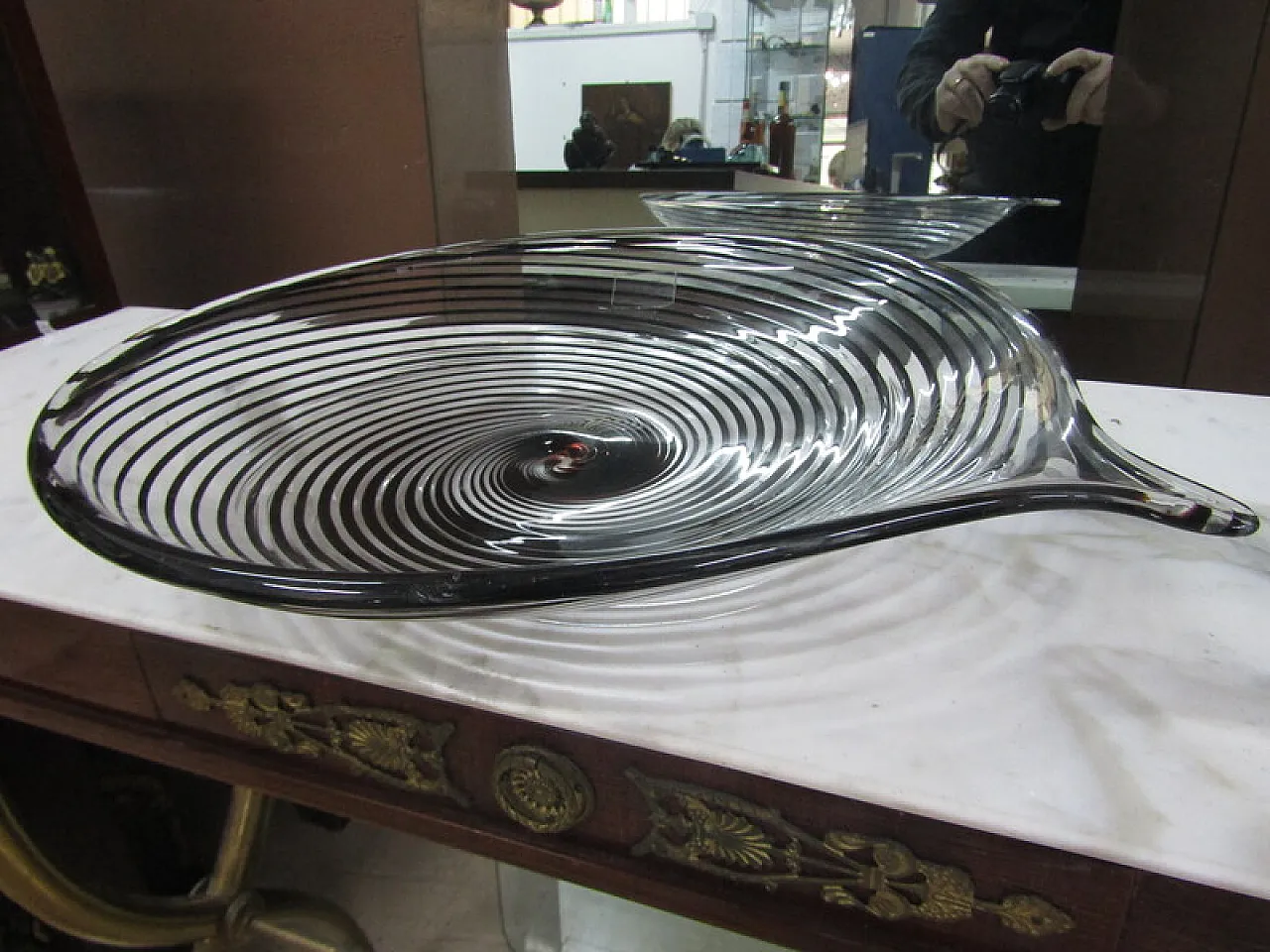 Tray in Murano glass by Salviati, 1970s 4