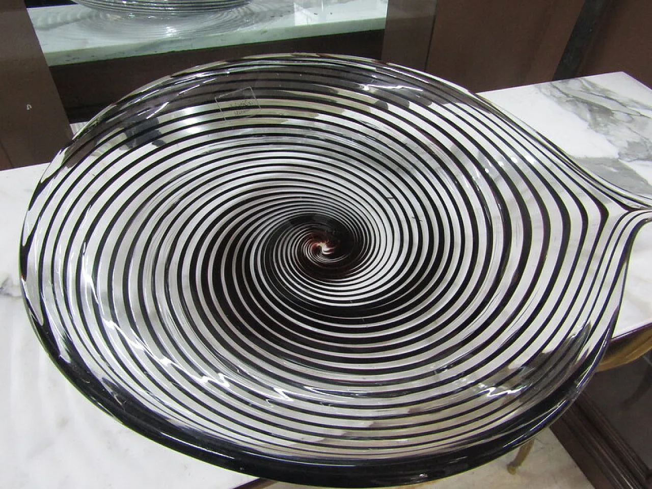 Tray in Murano glass by Salviati, 1970s 5