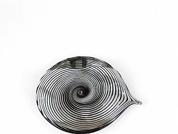 Tray in Murano glass by Salviati, 1970s