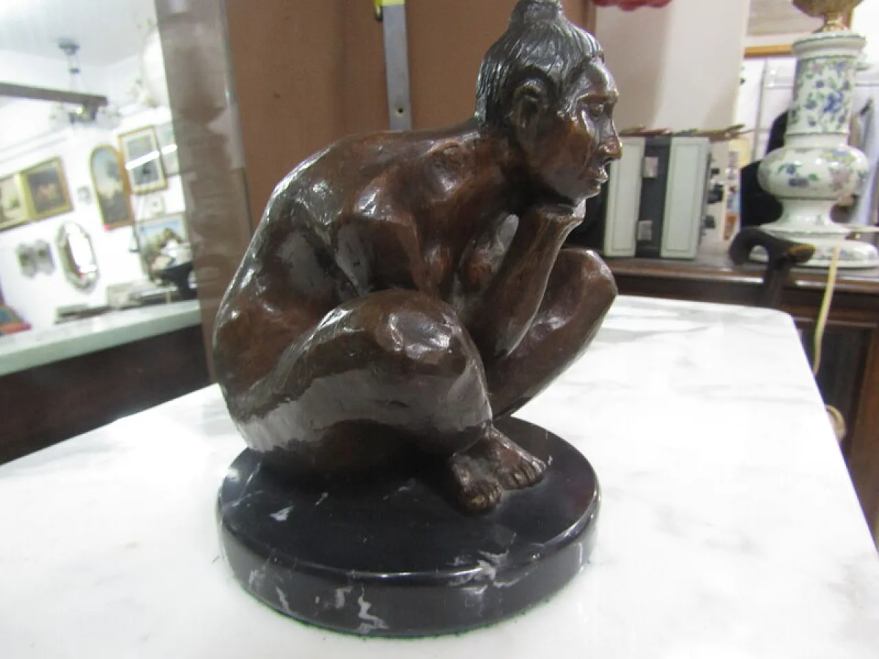 Bronze sculpture by Francisco Zuniga, 1970s 2