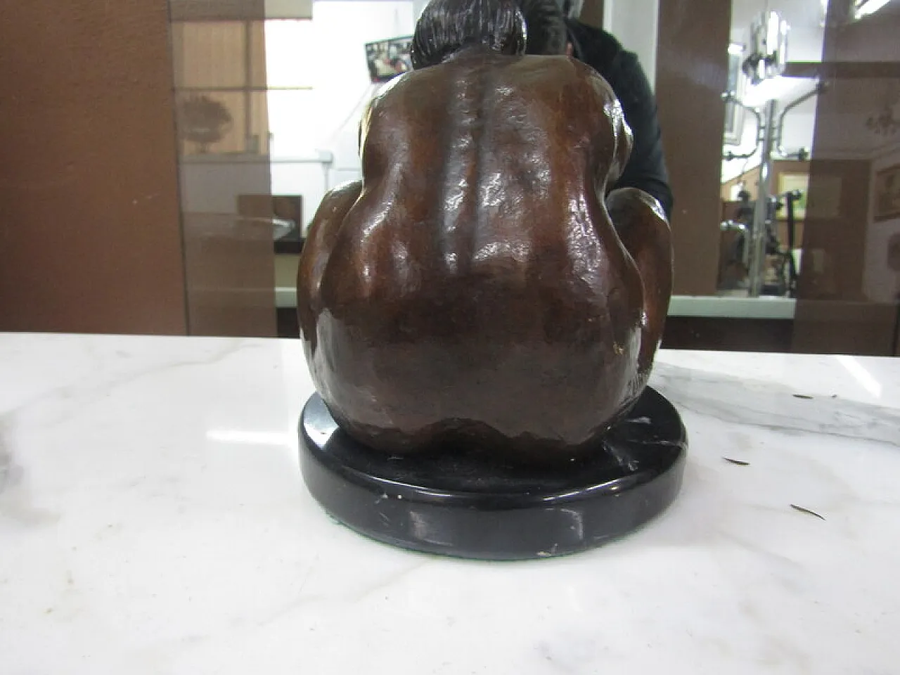 Bronze sculpture by Francisco Zuniga, 1970s 3