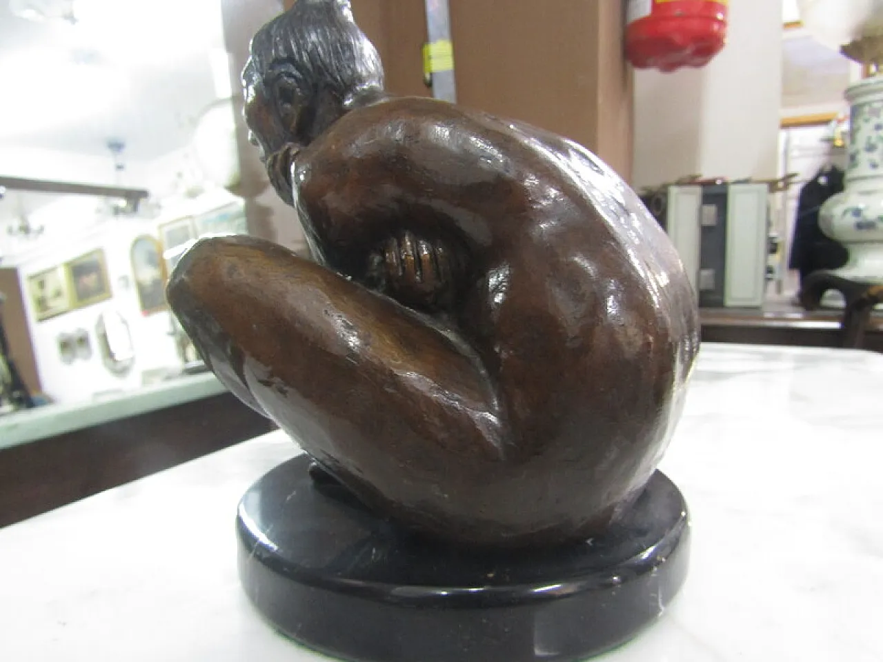 Bronze sculpture by Francisco Zuniga, 1970s 4