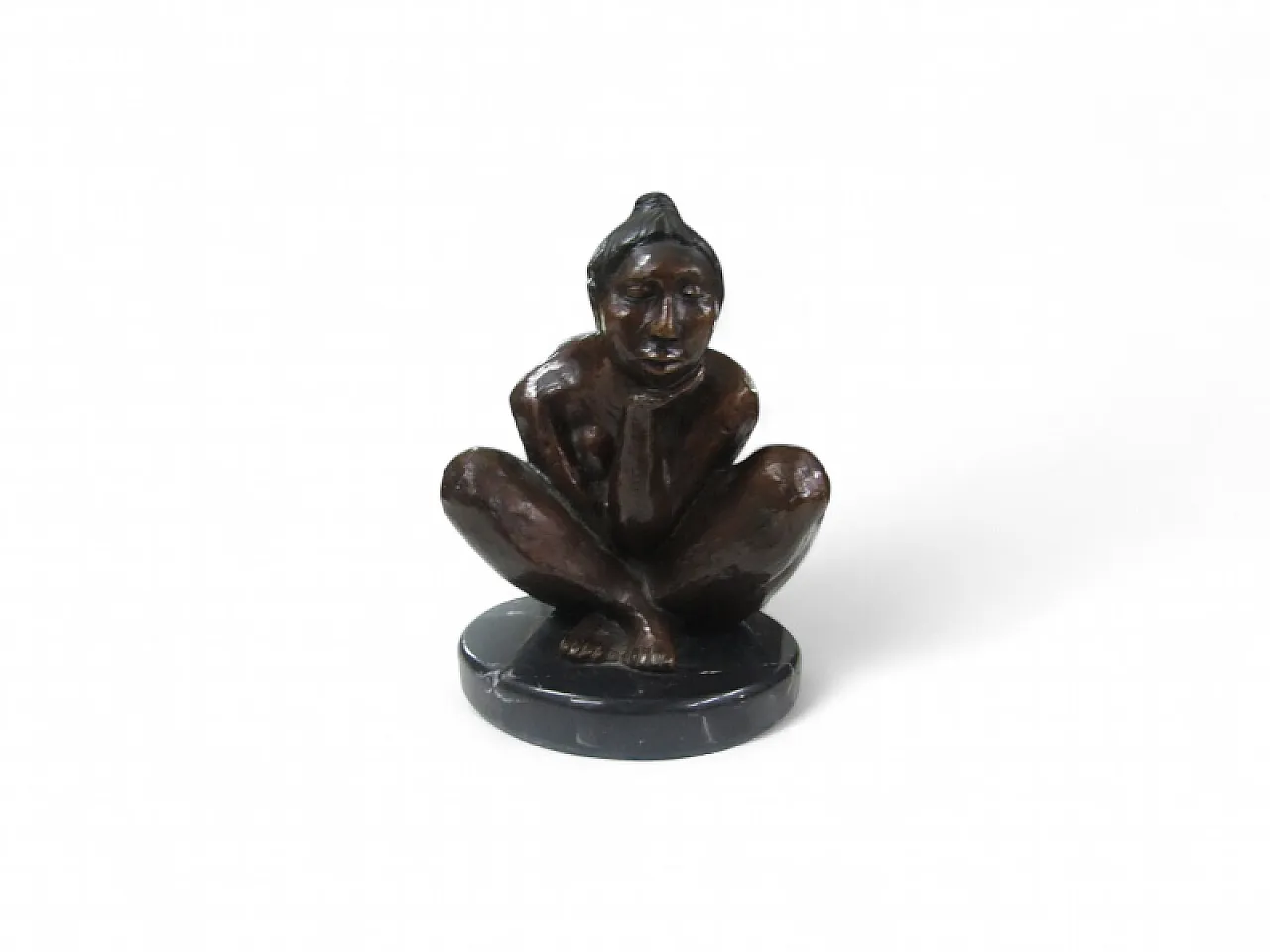 Bronze sculpture by Francisco Zuniga, 1970s 8