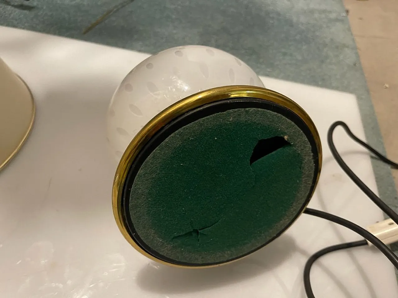 Murano glass table lamp by F. Fabbian, 1960s 7