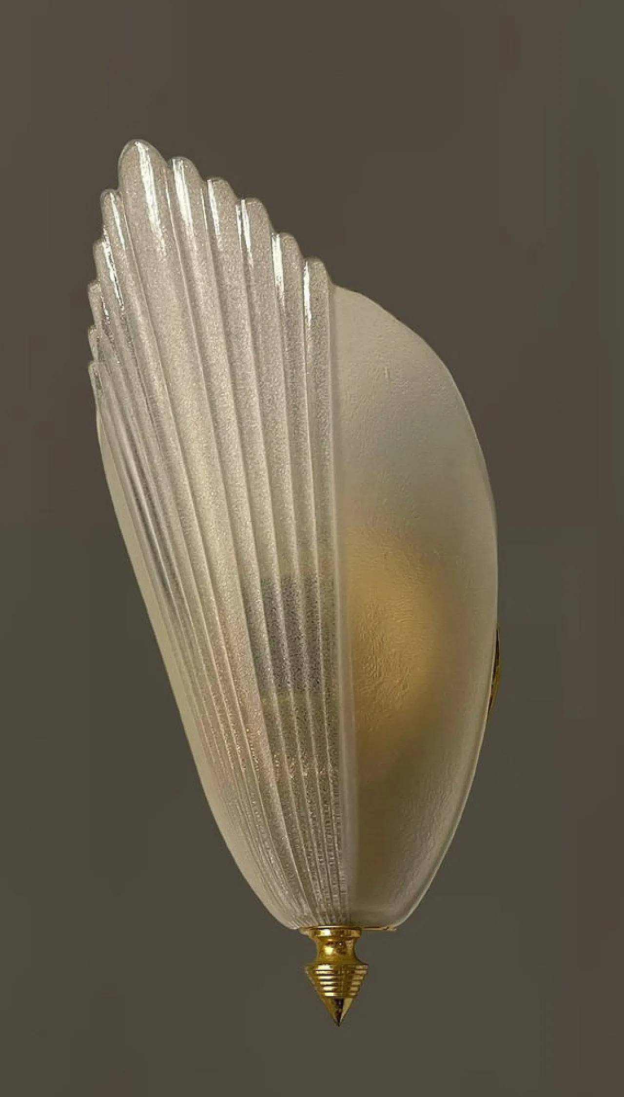 Pair of Murano glass sconces by F.Fabbian, 1970s 3