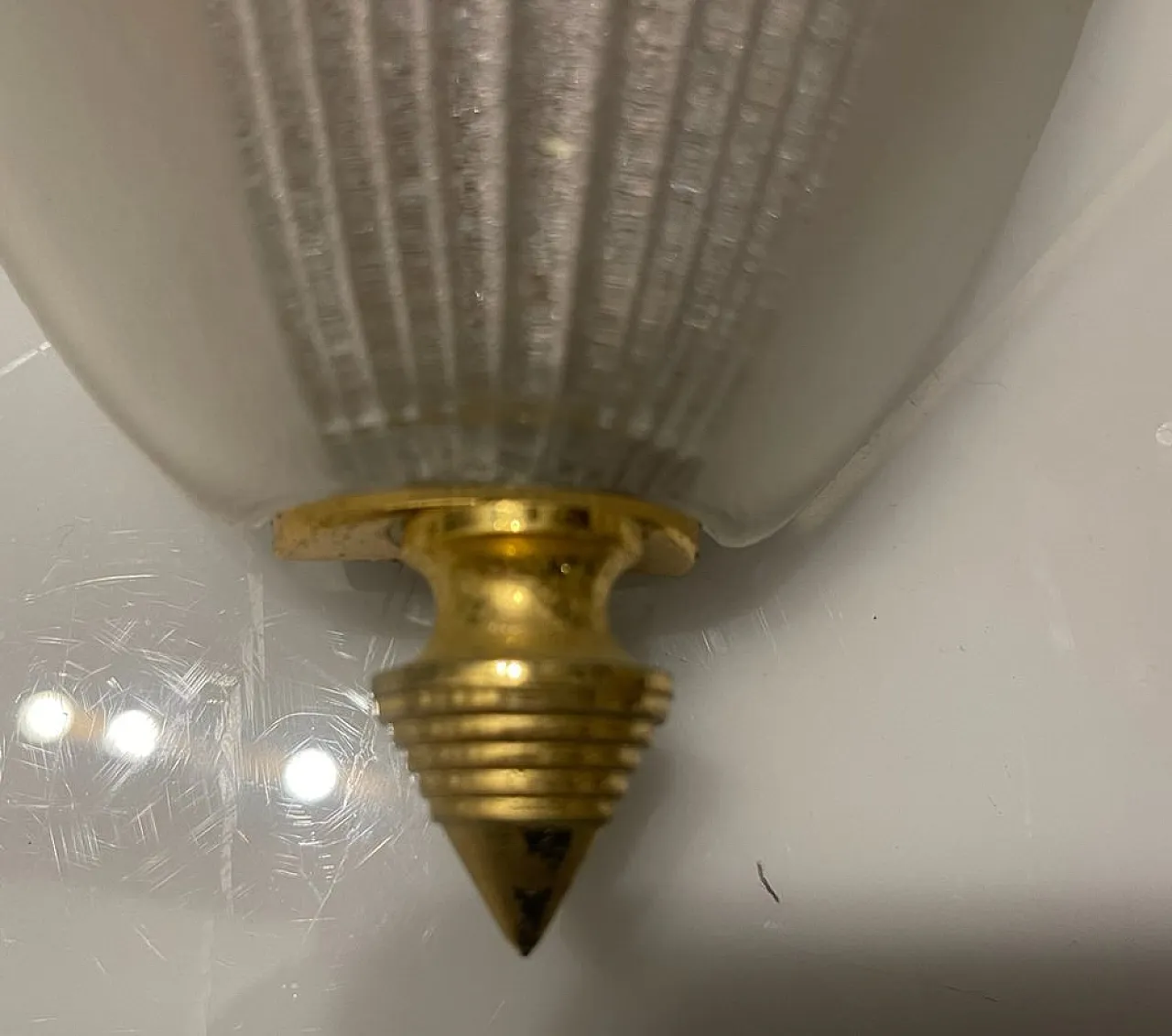 Pair of Murano glass sconces by F.Fabbian, 1970s 5