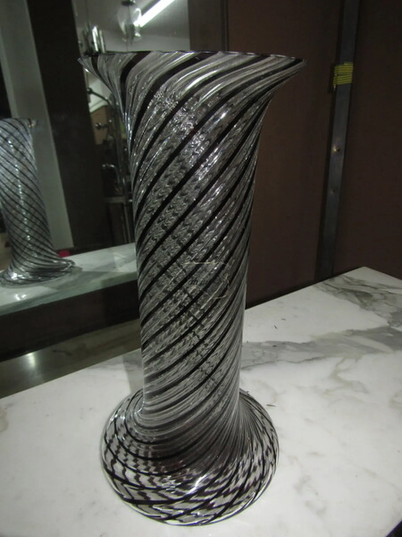 Murano glass vase by Salviati, 1970s 1