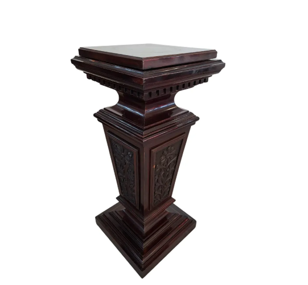 Wooden pedestal column, 1980s 1