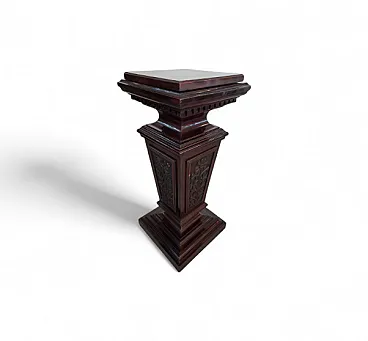 Wooden pedestal column, 1980s
