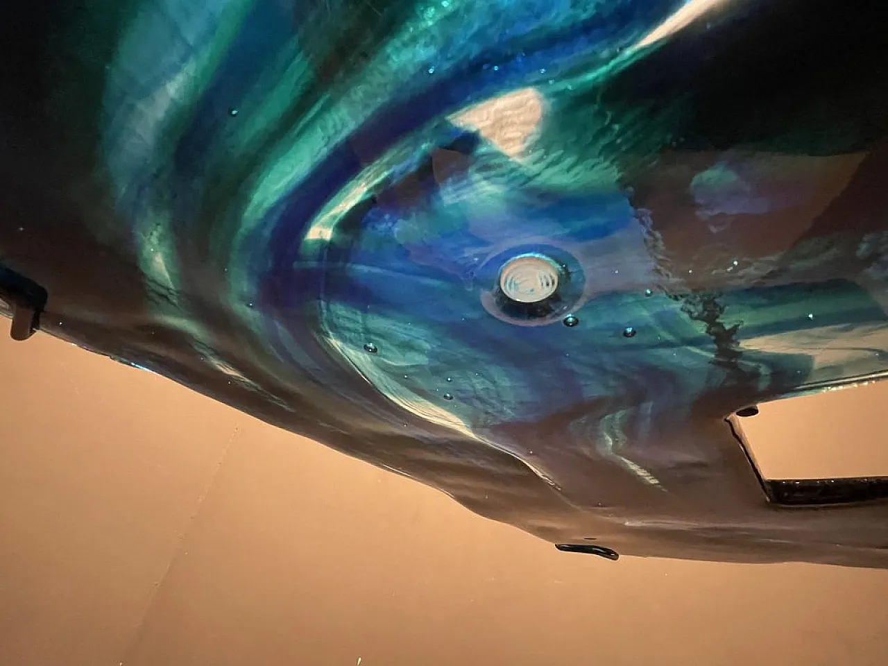 Architectural Murano glass pendant lamp by La Murrina, 1980s 3