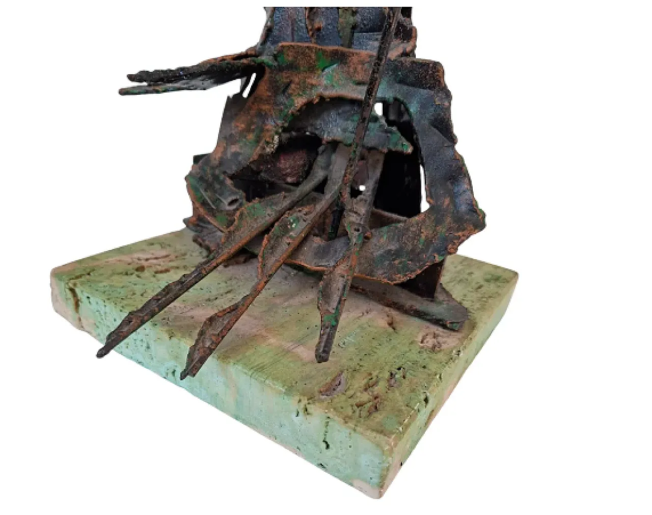 Don Chisciotte della Mancia in rame lavorato e saldobrasato, fine '900 7