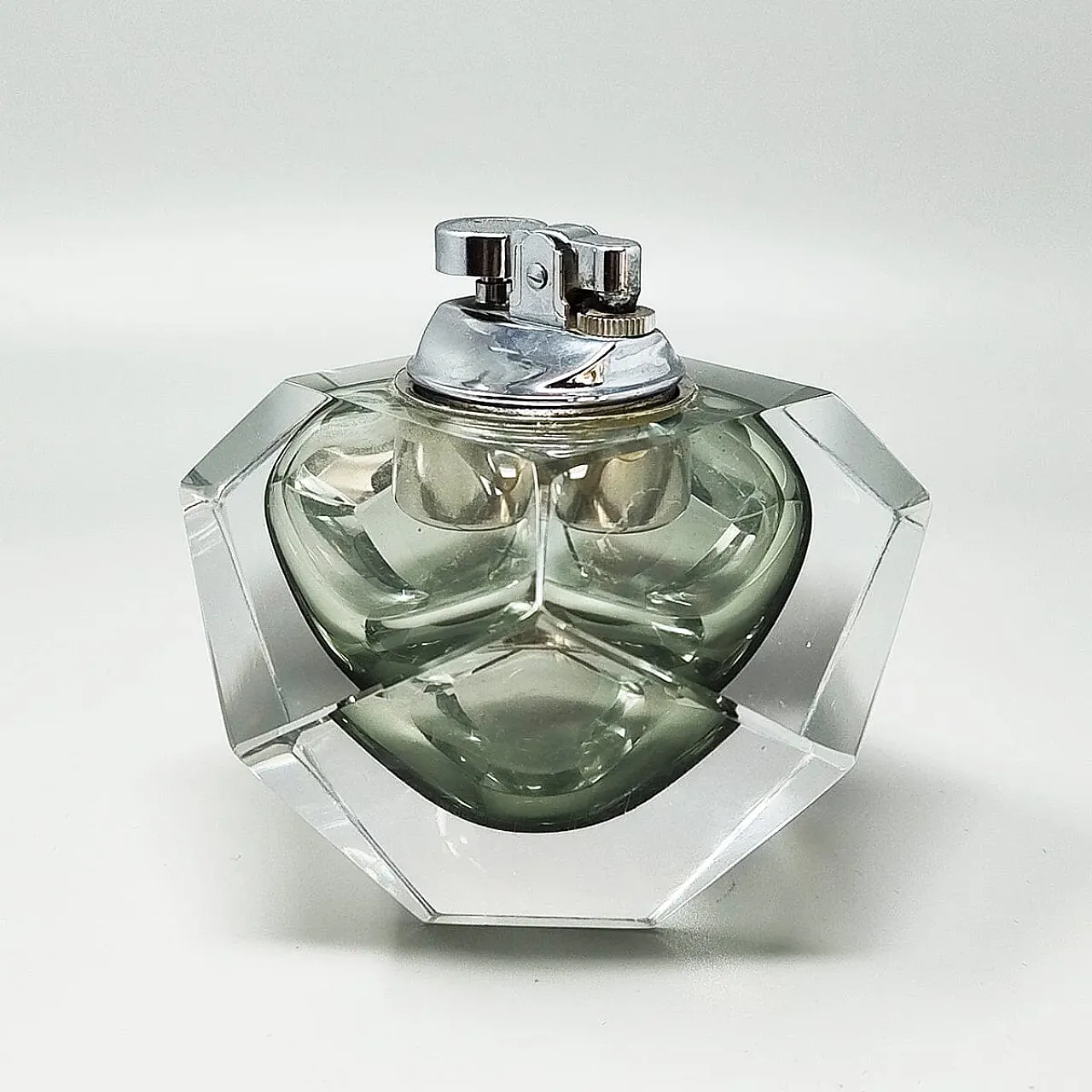 Accendino in vetro sommerso di Murano di F.Poli per Seguso, anni '60 2