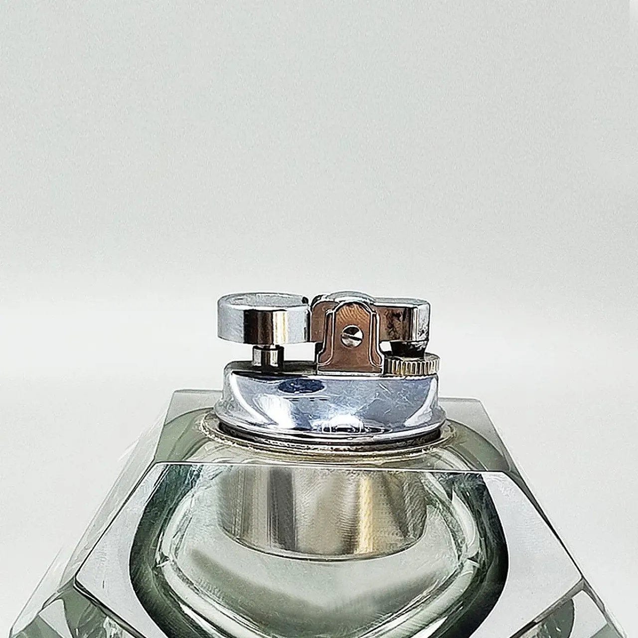 Accendino in vetro sommerso di Murano di F.Poli per Seguso, anni '60 4