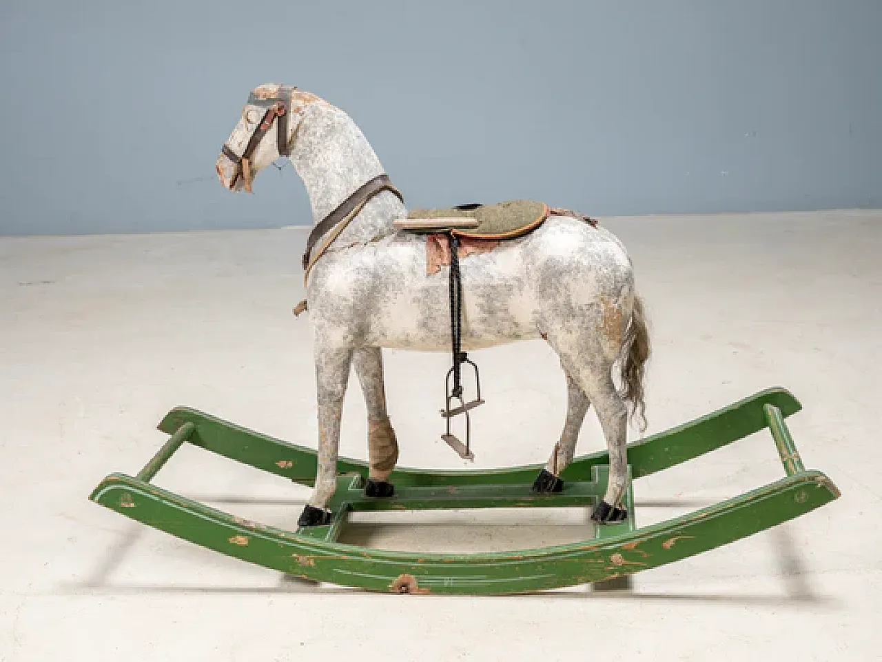 Wooden rocking horse, 20th century 1