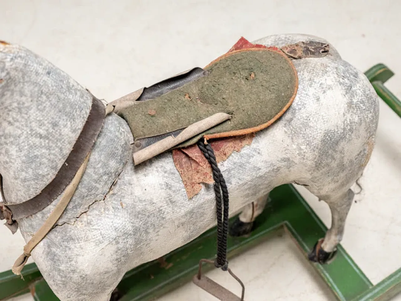 Wooden rocking horse, 20th century 3