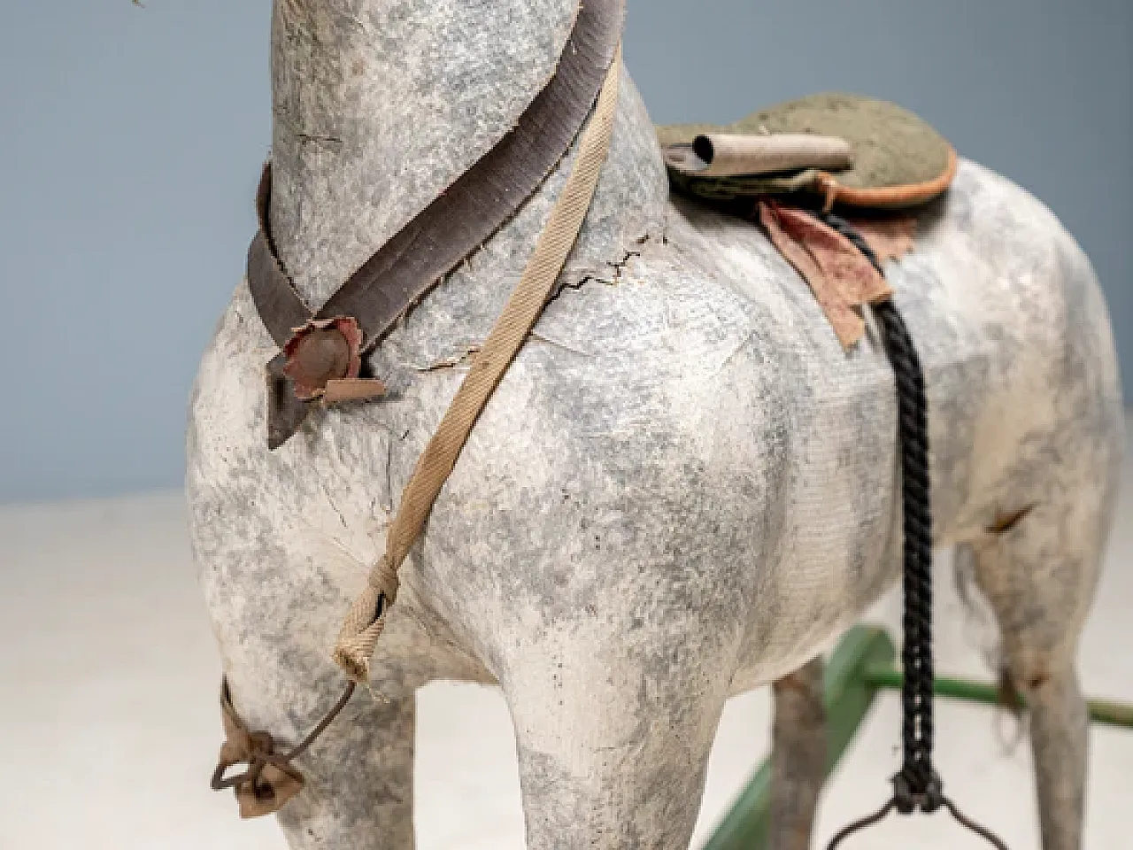 Wooden rocking horse, 20th century 6