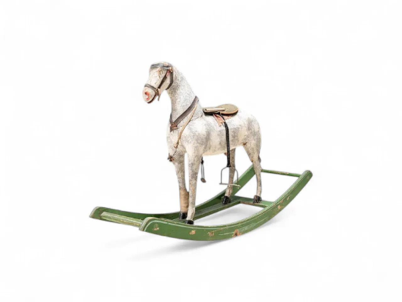 Wooden rocking horse, 20th century 7