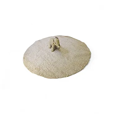 Tappeto circolare, anni '70