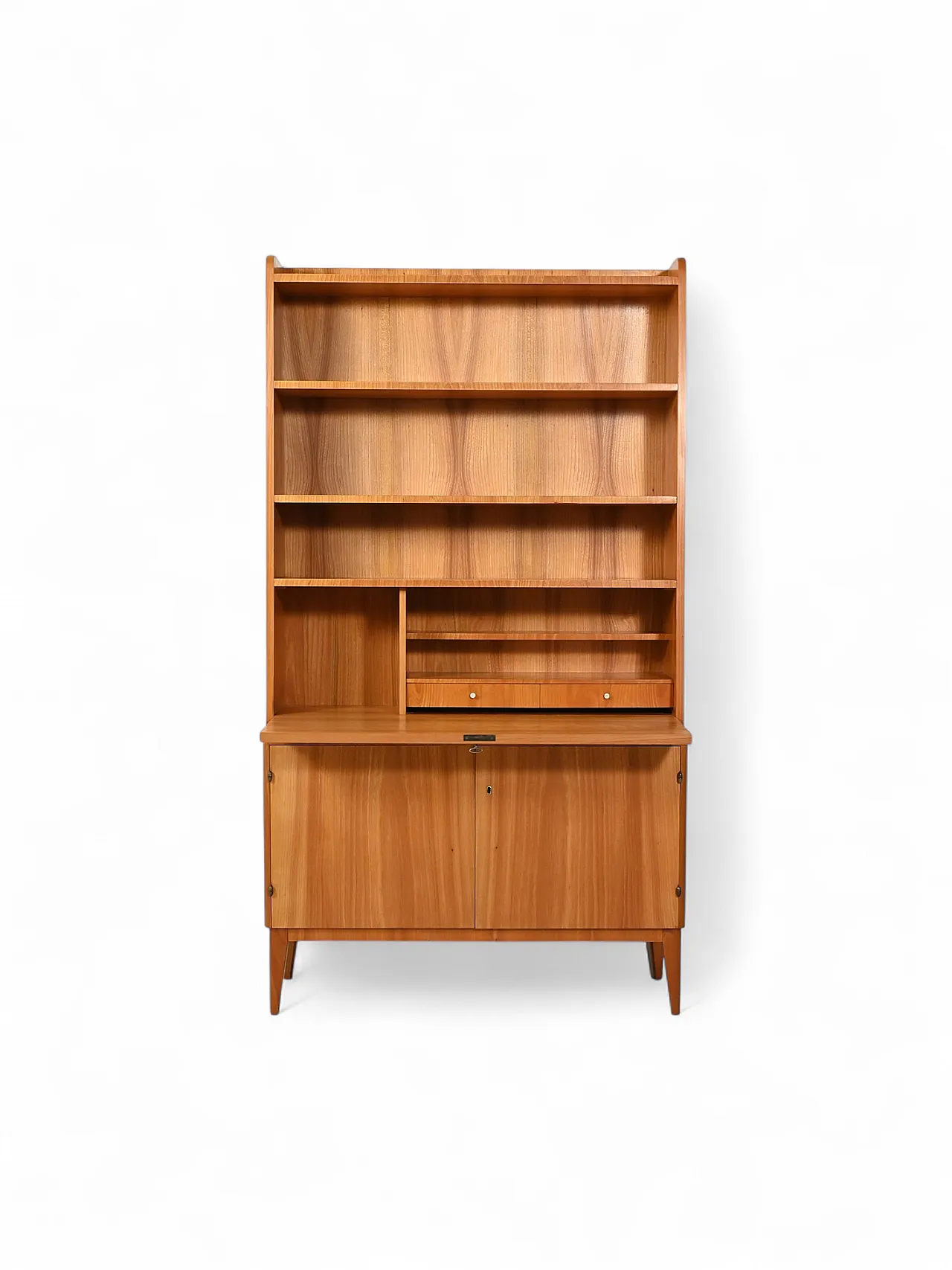 Libreria scandinava in olmo, anni '40 12