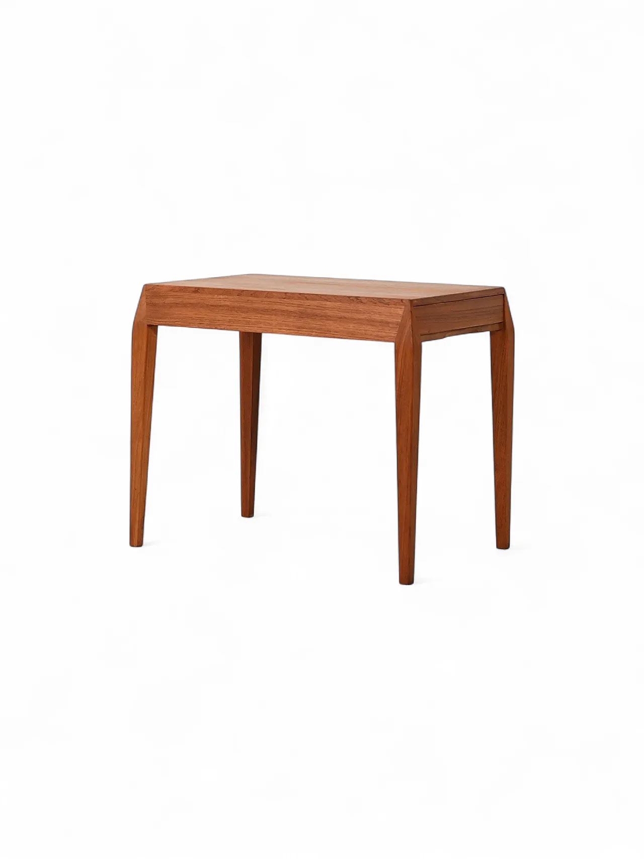 Tavolino da cucito in teak di Severin Hansen 11