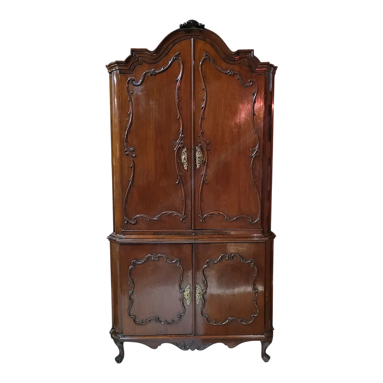 Double sideboard in mahogany wood, Netherlands, 18th century 1
