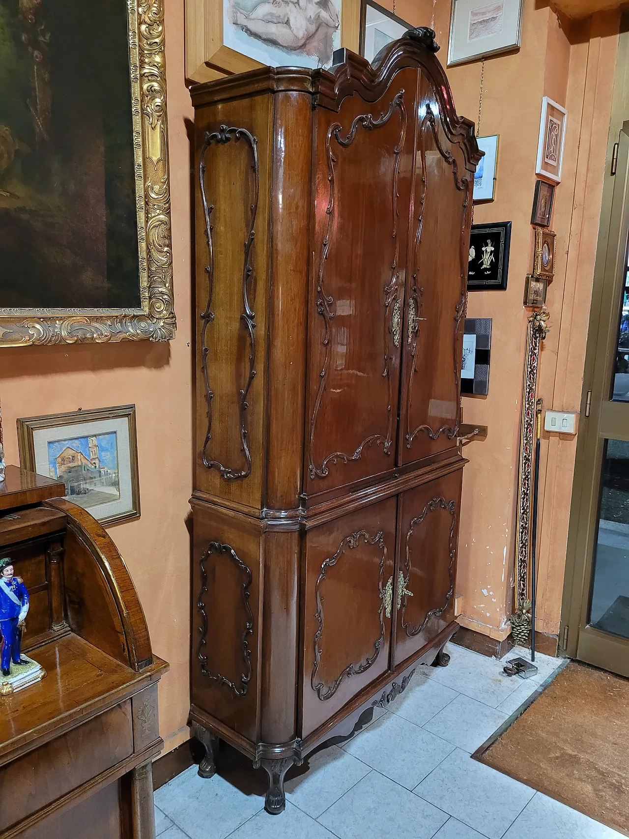 Double sideboard in mahogany wood, Netherlands, 18th century 3