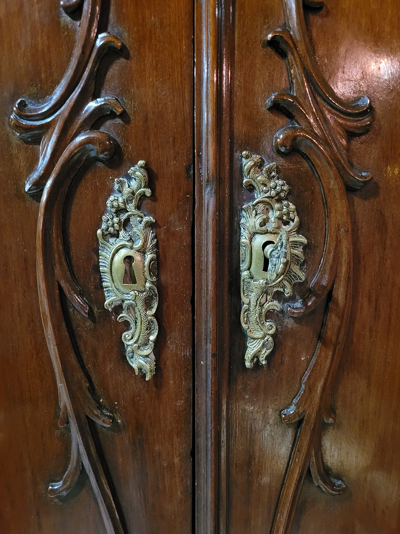 Double sideboard in mahogany wood, Netherlands, 18th century 6