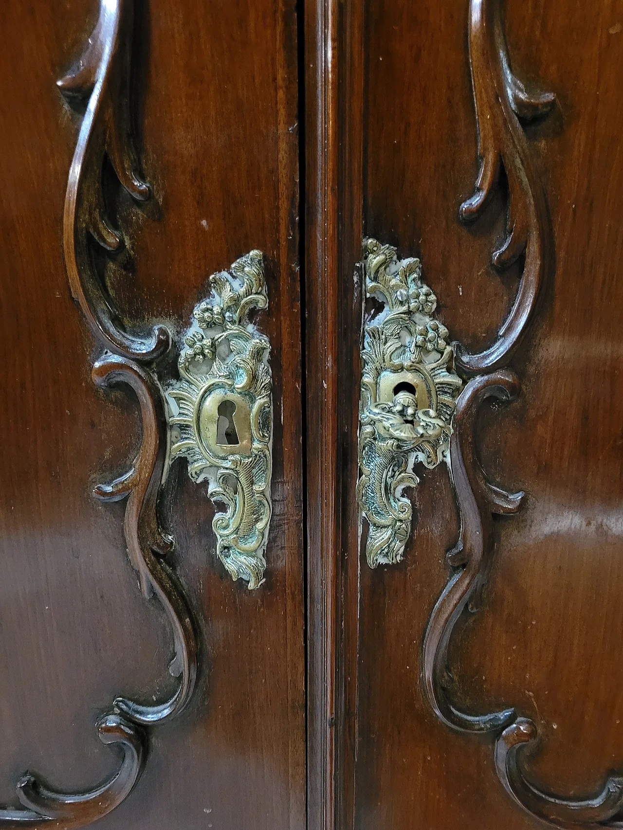 Double sideboard in mahogany wood, Netherlands, 18th century 7