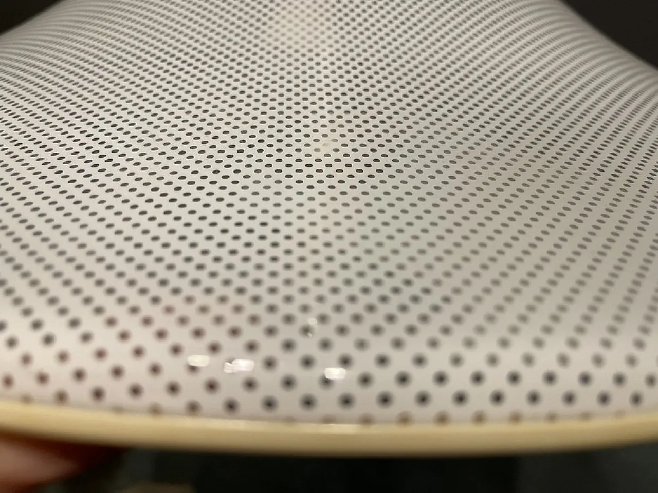 Mid-Century Reticello pendant lamp in plastic, 1960s 7