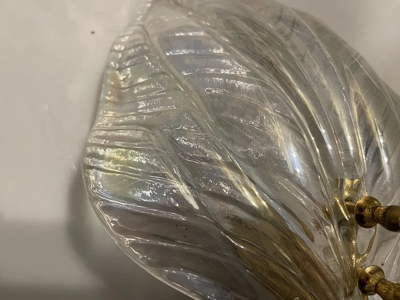 Pair of Murano glass wall lights, 1970s 5