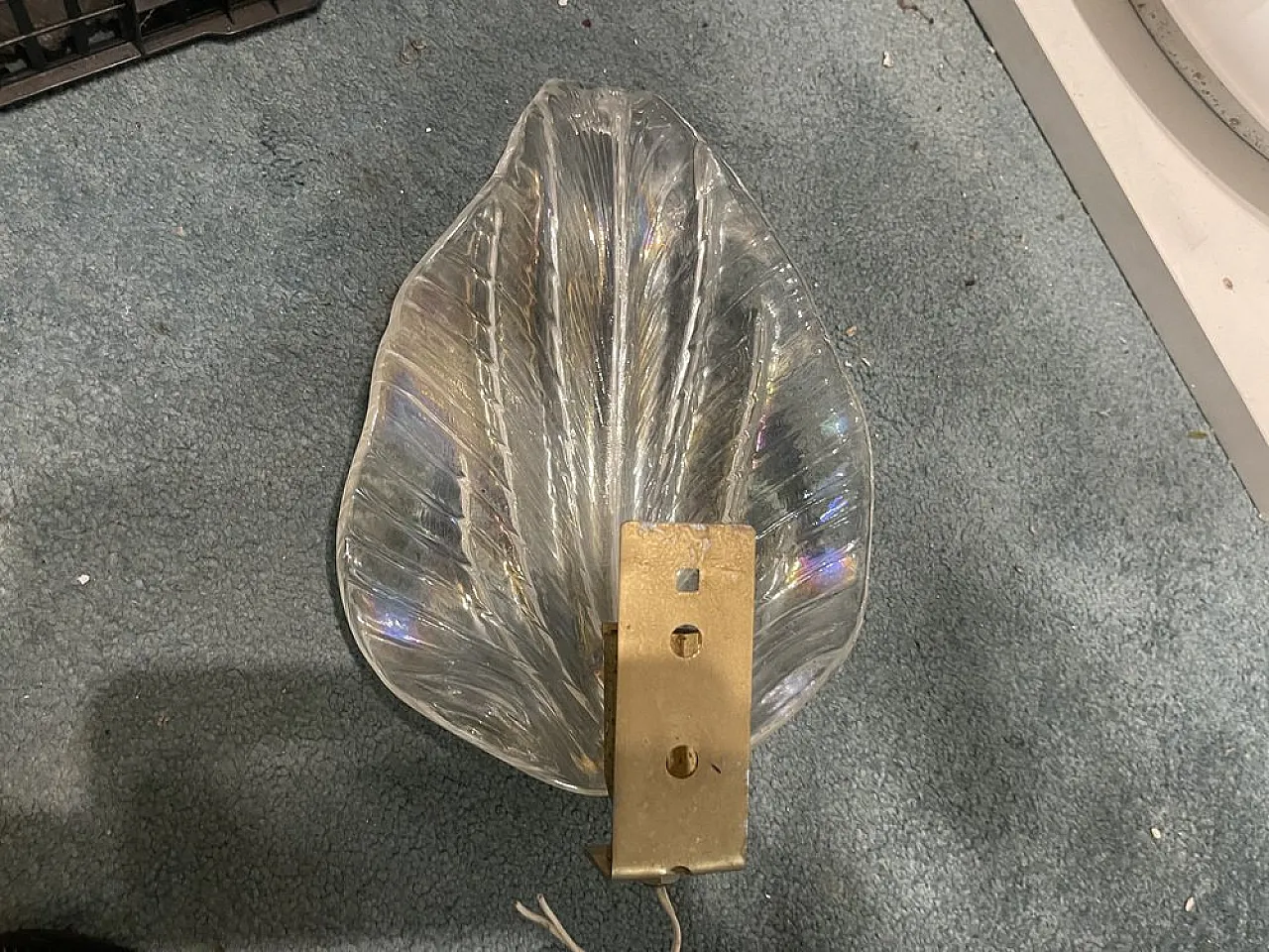 Pair of Murano glass wall lights, 1970s 6