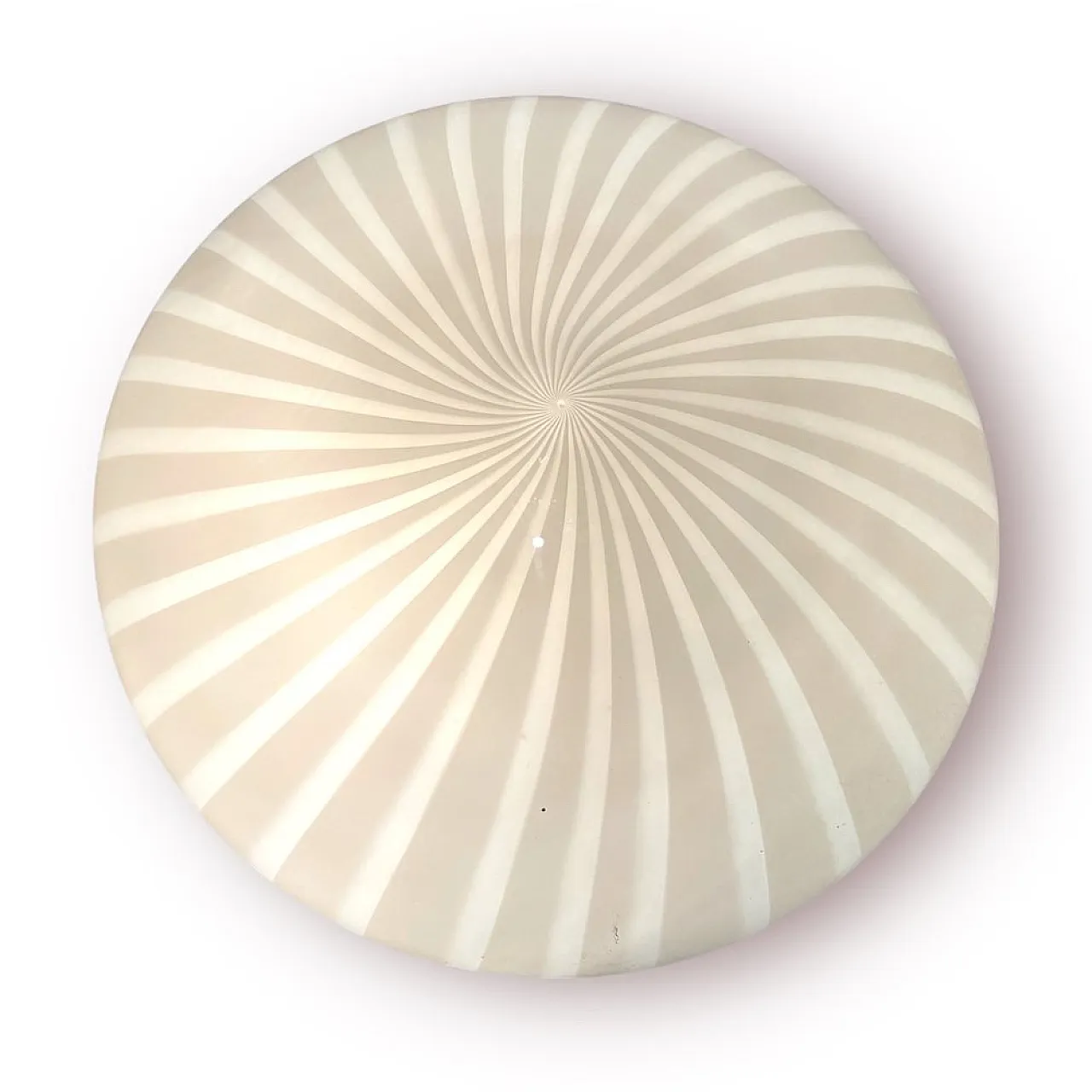 Murano glass recessed light attributed to Venini Paolo, 1960s 1