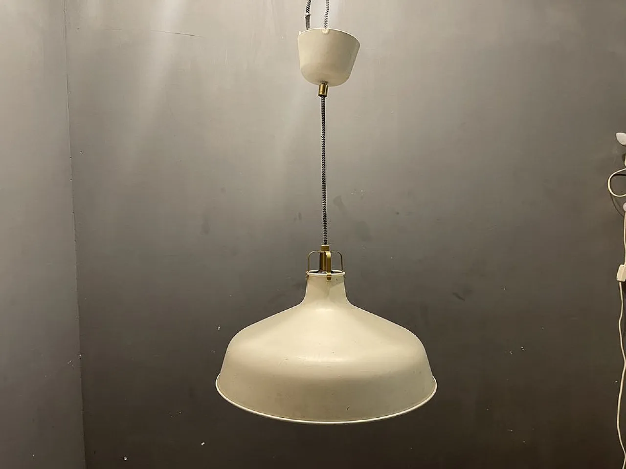 3 Industrial Pendant Lights, 1960s 3