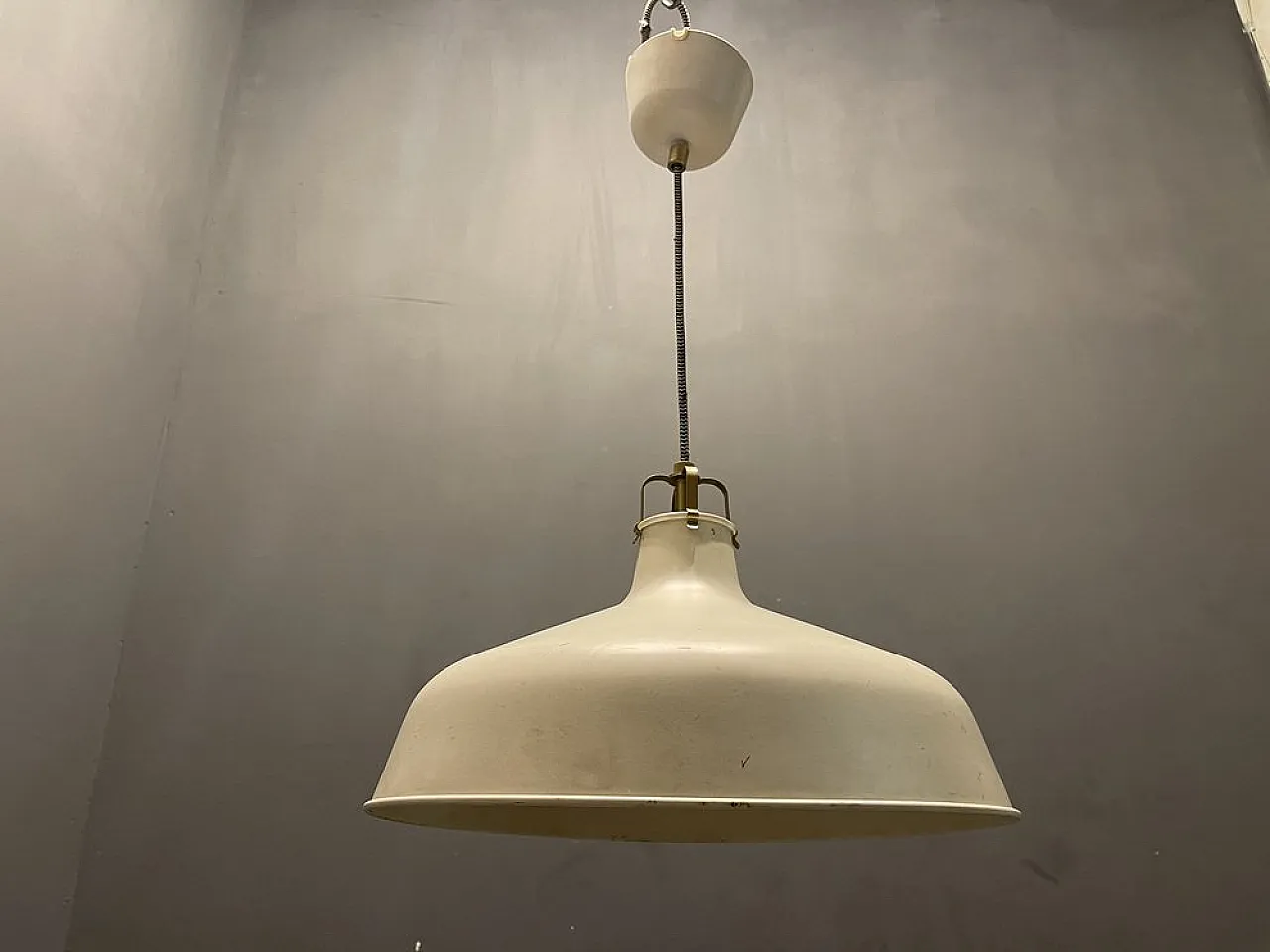 3 Industrial Pendant Lights, 1960s 5