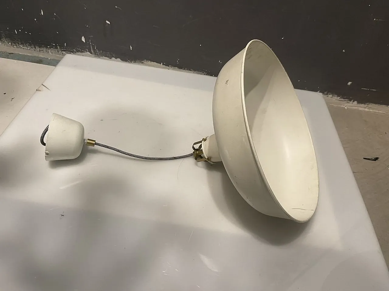 3 Industrial Pendant Lights, 1960s 9