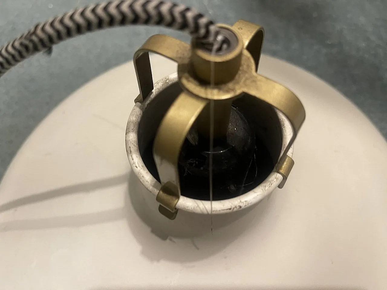 3 Industrial Pendant Lights, 1960s 10