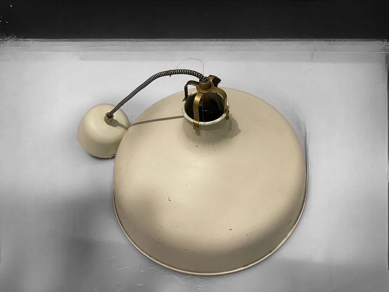 3 Industrial Pendant Lights, 1960s 11