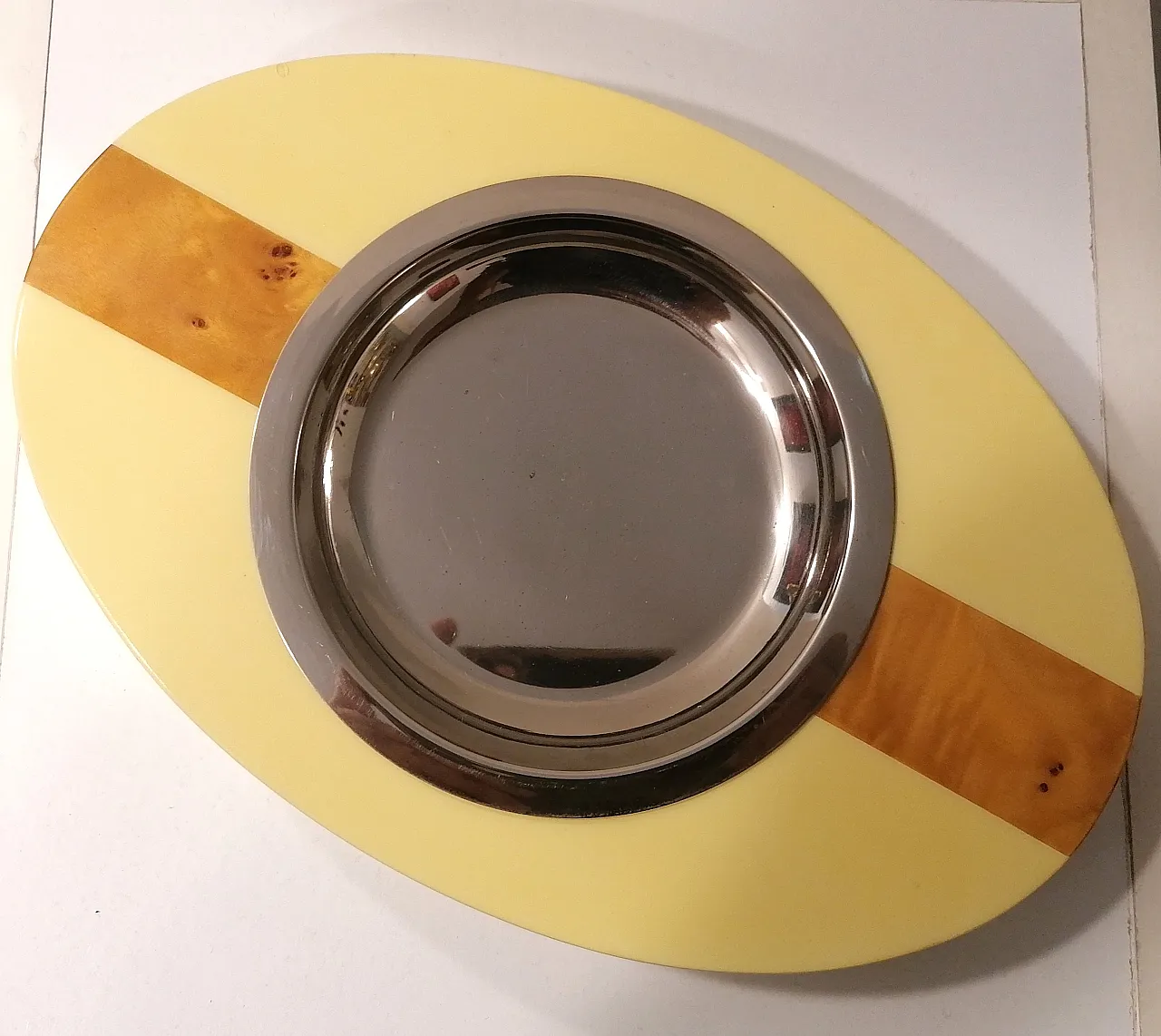 Lacquered wood ashtray by Tommaso Barbi, 1970s 4