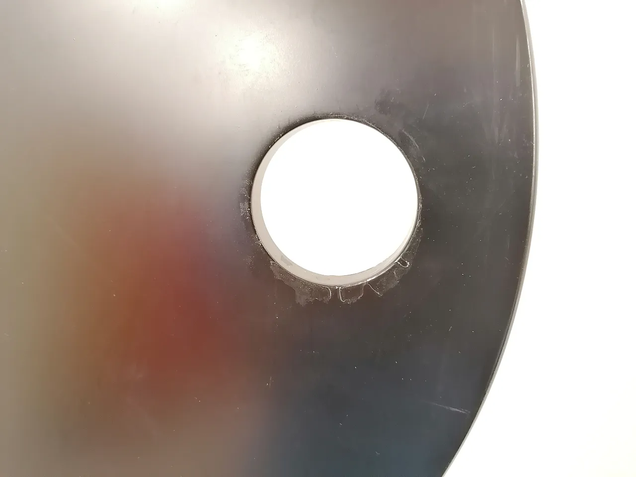 Walnut and leather tray, 1980s 7