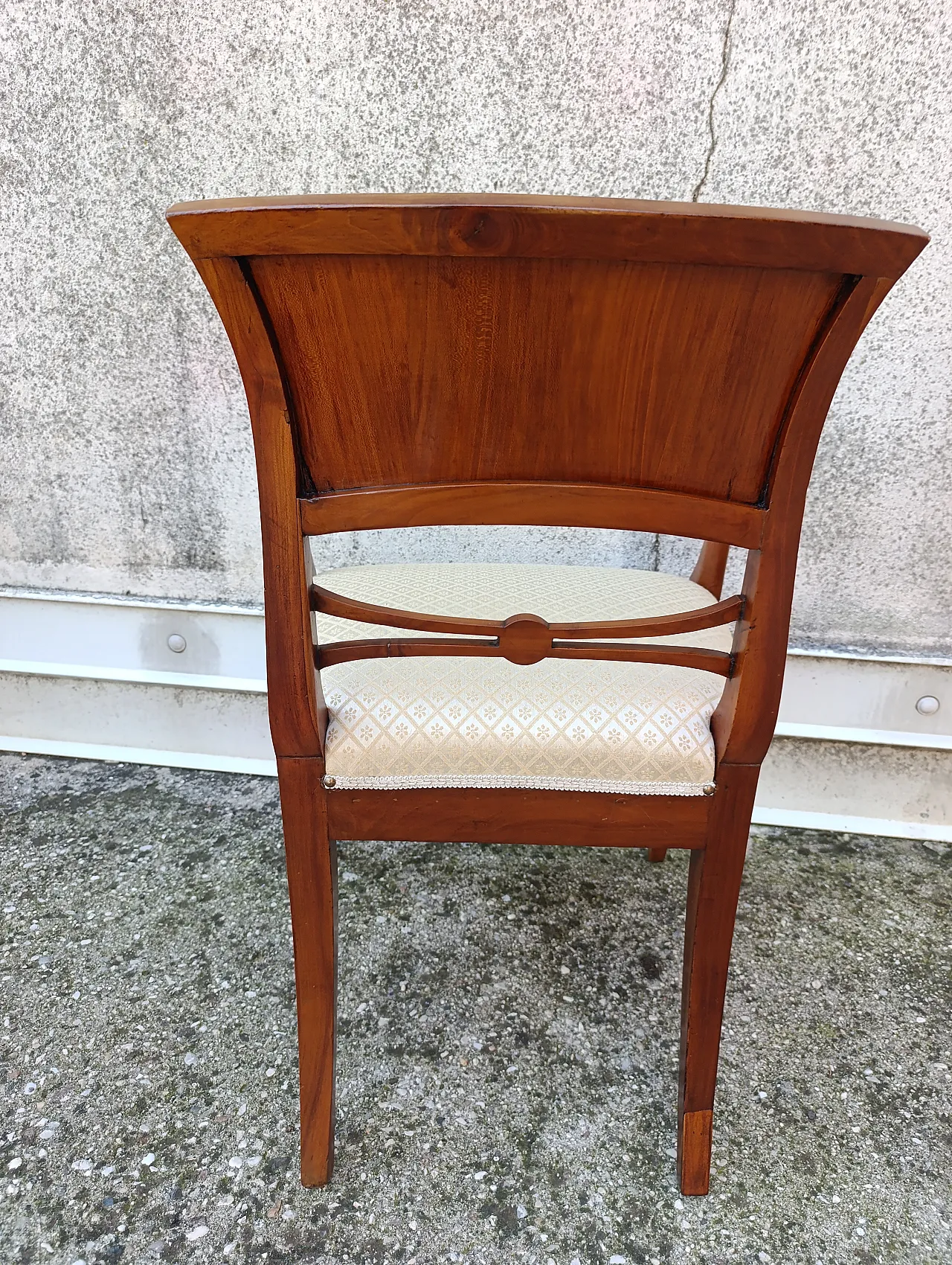 4 cherry wood armchairs, 19th century 4
