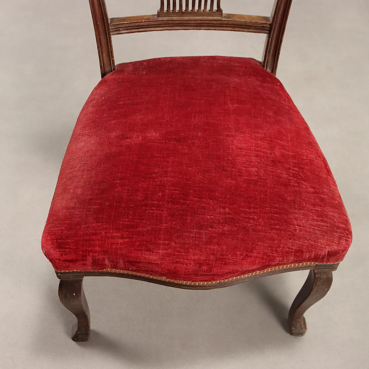 Coppia di sedie in mogano, primo '900 7