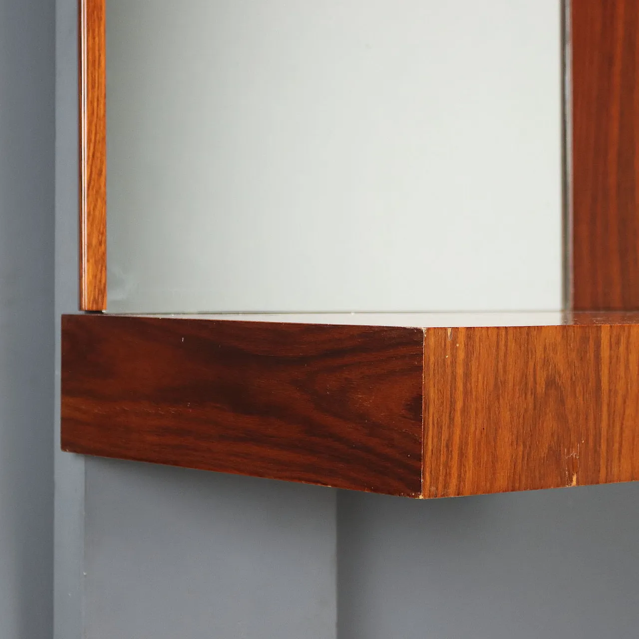 Toilette a parete con impiallacciato in legno esotico, '900 5