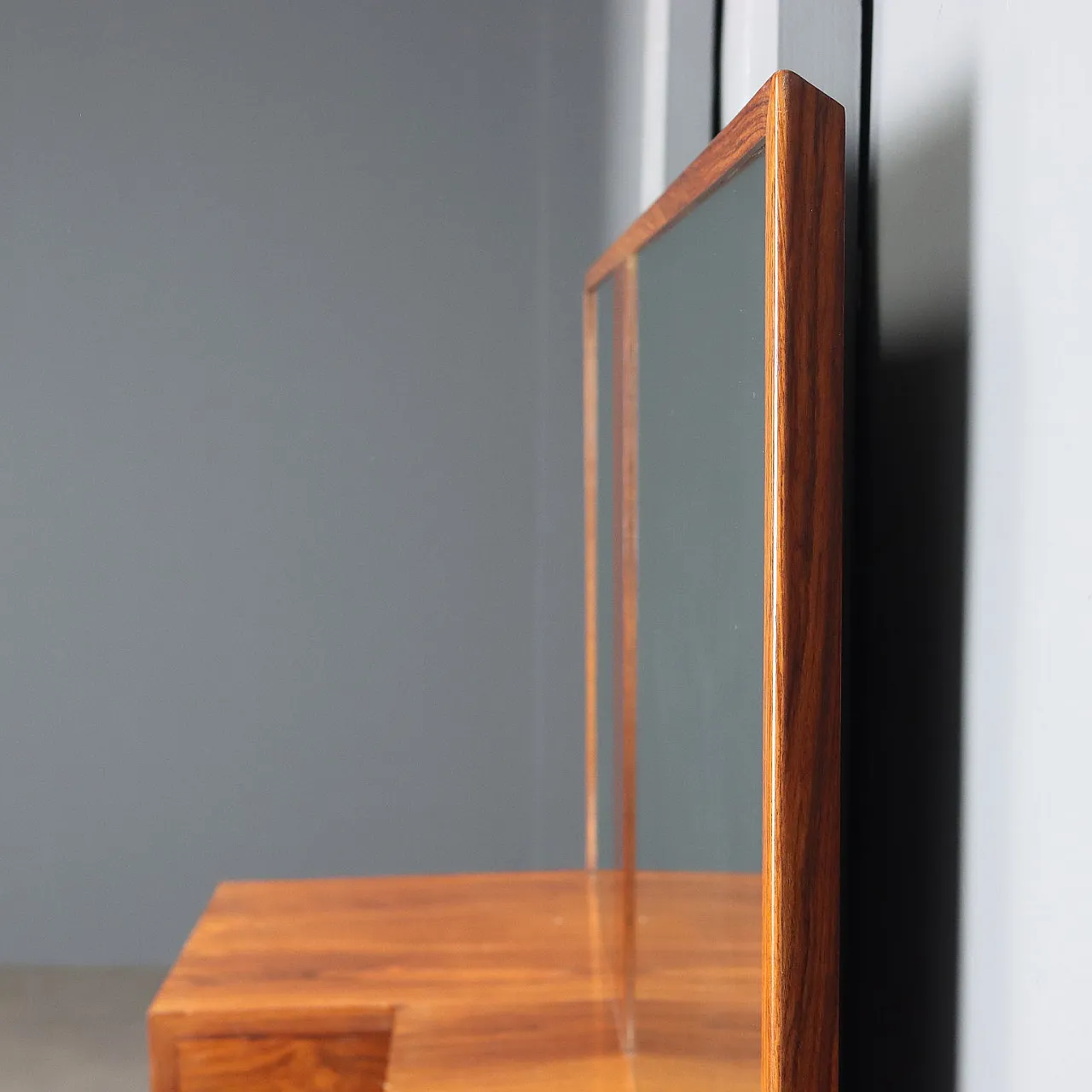 Toilette a parete con impiallacciato in legno esotico, '900 8